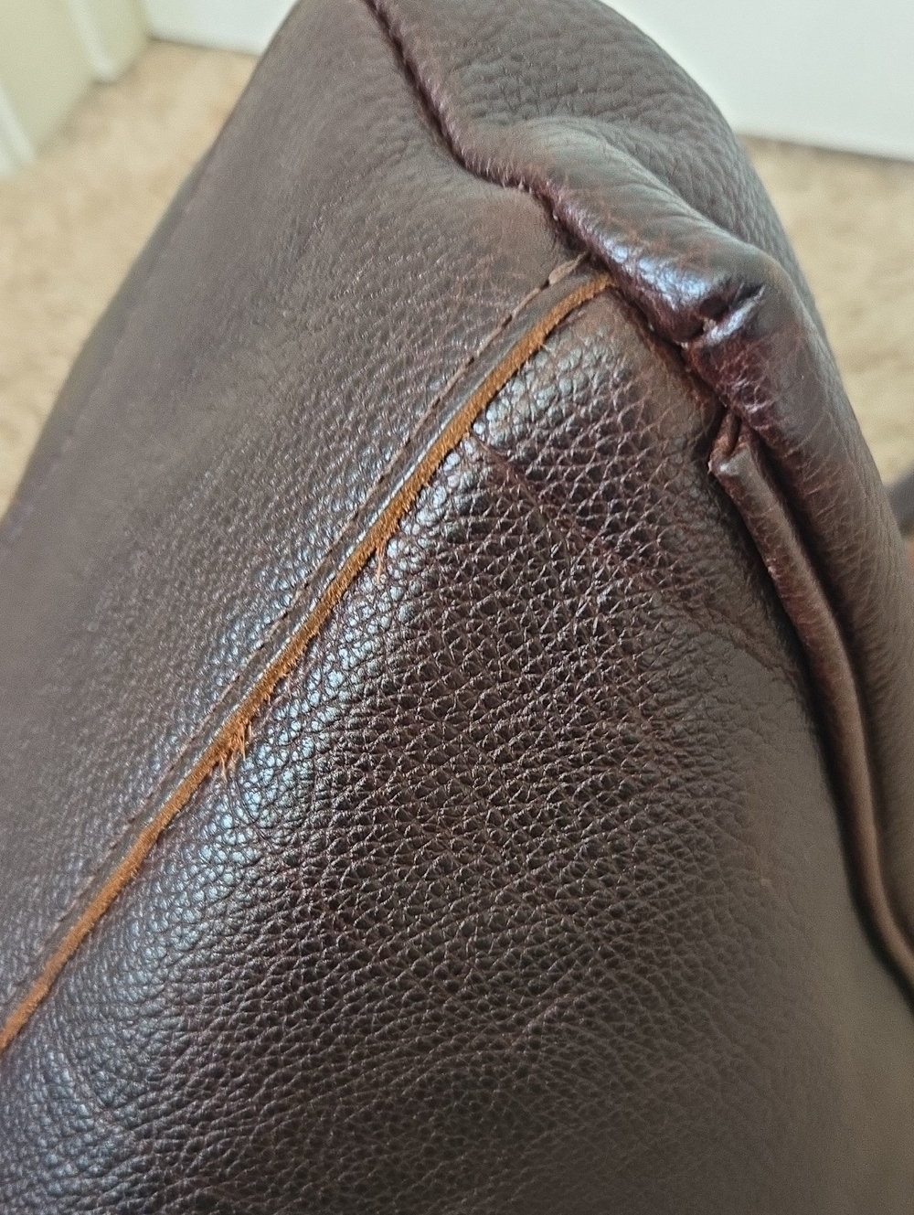 Portland Leather Medium Verona-Coldbrew - Picture 9 of 16
